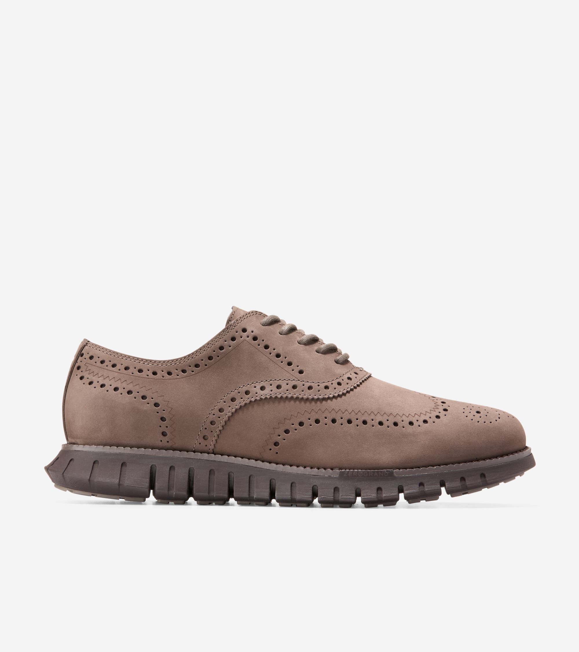 Cole haan zerogrand suede wingtip oxford shoes 2025